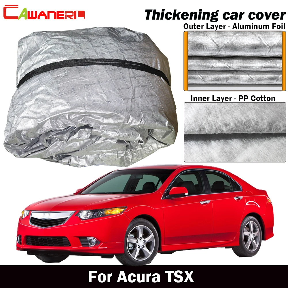 Cawanerl для Acura TSX автомобильный чехол из хлопка водонепроницаемый солнцезащитный