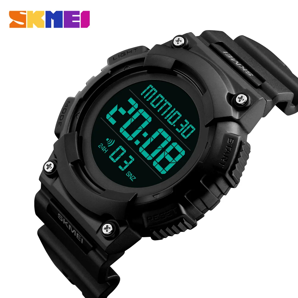 

SKMEI Men Sport Watch 5Bar Waterproof Luxury Brand Fashion Watches Multifunction Alarm Digital Watch Relogio Masculino 1248