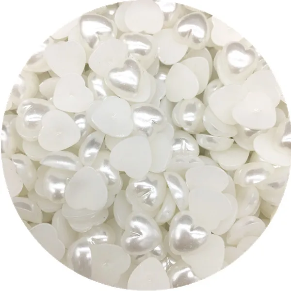 White 100pcs 100/50 шт в наборе, новая дешевая половина лошадиный глаз Форма полукруглых искусственных жемчужин, Непористая бусины DIY ювелирные изделия браслет аксессуары для изготовления, торговля - Цвет: White 100pcs