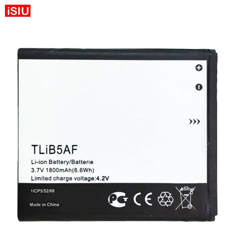 TLiB5AF для TCL S800/S710 Батарея One Touch 1800 мАч Alcatel OneTouch Pop C5 OT