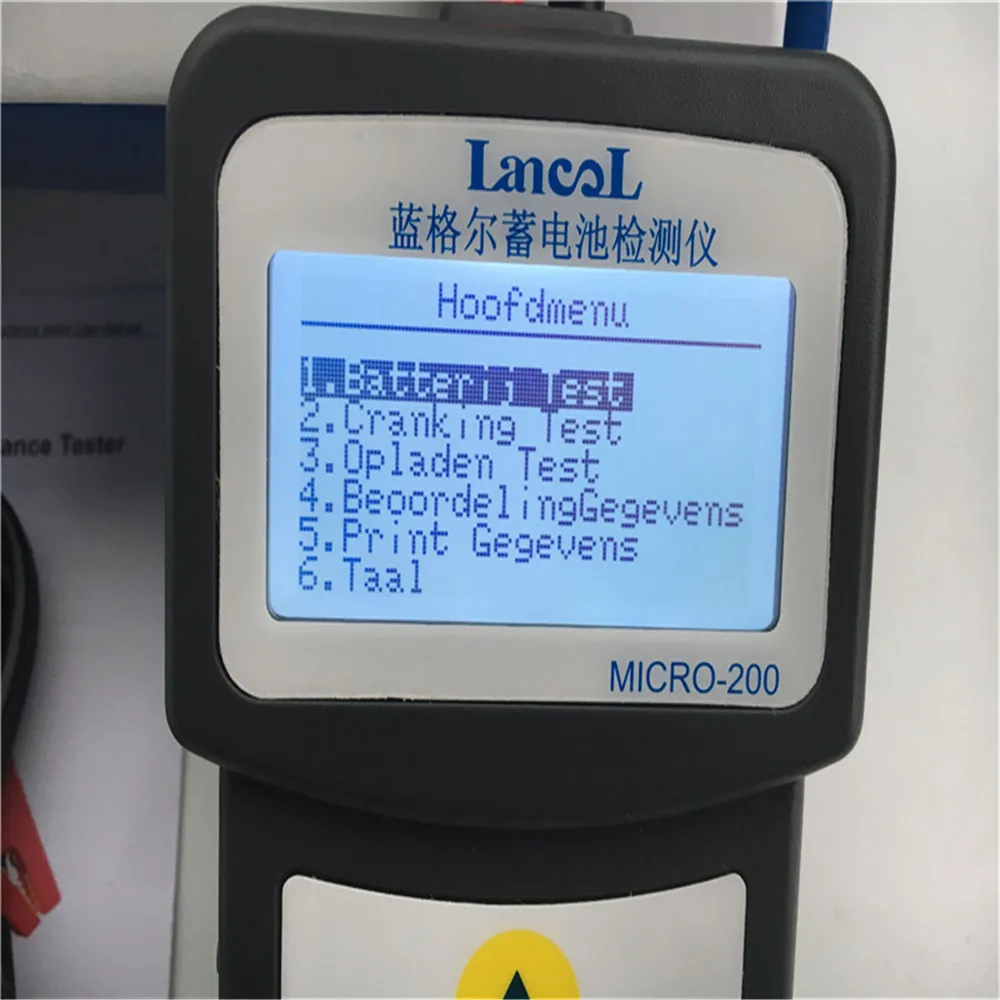 LANCOL 12V CCA цифровой автомобильный тестер батареи проверка нагрузки автомобильного