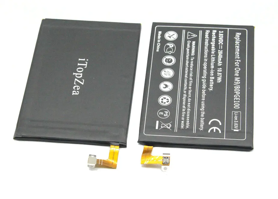 ITopZea 3 шт./лот 2840 мАч BOPGE100 B0PGE100 сменная батарея для HTC One M9 + M9W Plus M9pt Hima Ultra 0PJA10 0PJA13 |