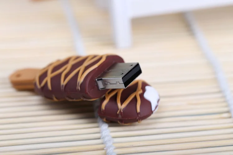 USB флеш накопитель в виде мороженого 64 ГБ 32 16 8 4 Гб 100% реальная емкость карта