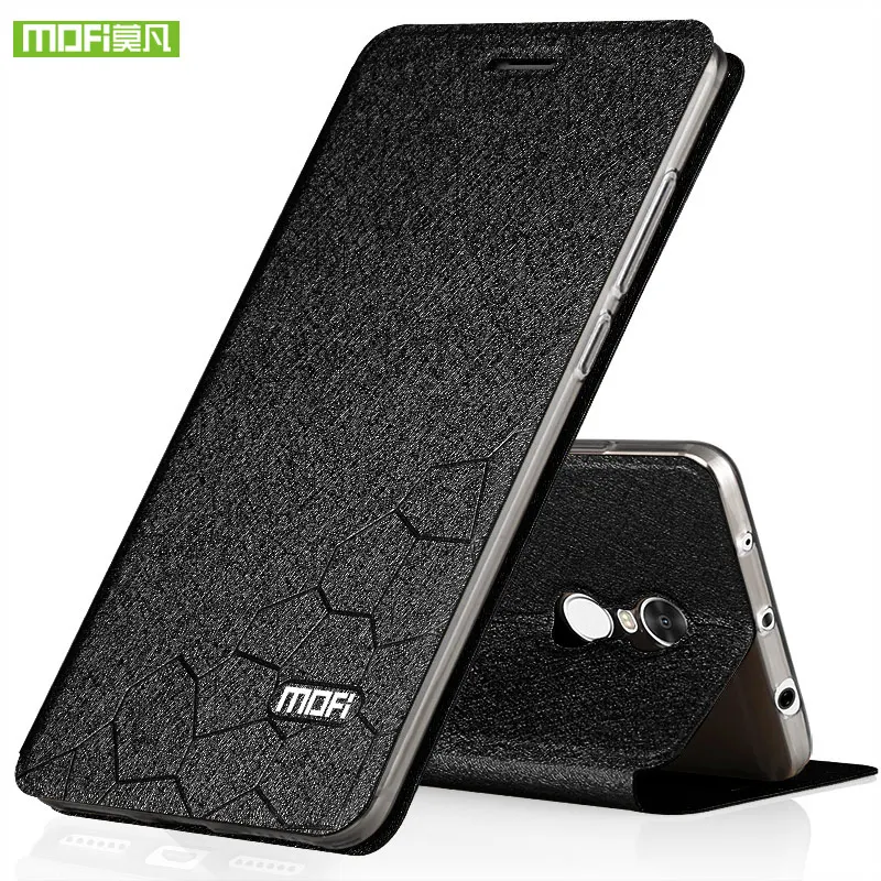 Xiaomi Redmi Note 4 Чехол 5.5 крышка кремния Флип кожаный Глобальный Версия Mofi Pro Armor