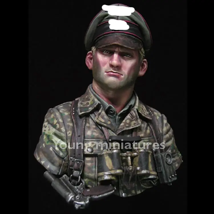 Военный предмет 1/10, фигурка из смолы, грудь GK, без покрытия от AliExpress WW