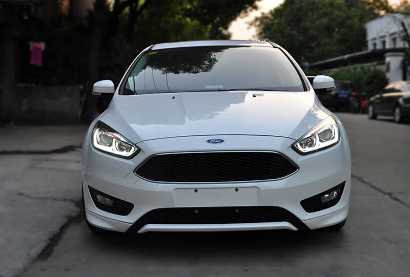 Автомобильный передний светильник для Ford Focus головной 2015-2017 DRL двойной луч фокус