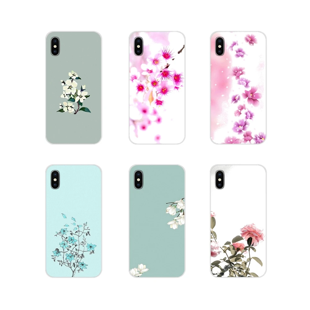 Цветочный лист новейший супер милый мягкий прозрачный чехол для Huawei P8 9 Lite Nova 2i 3i