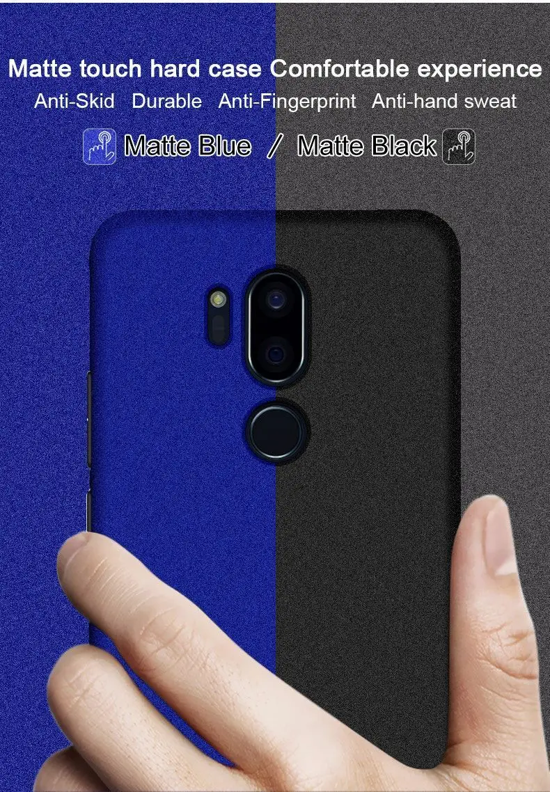 Для LG G7 чехол ThinQ IMAK Ковбой телефон стенд жесткий PC задняя крышка чехол для LG G7 ThinQ G7+ G710EM G7 Plus+ защита экрана 6,1''