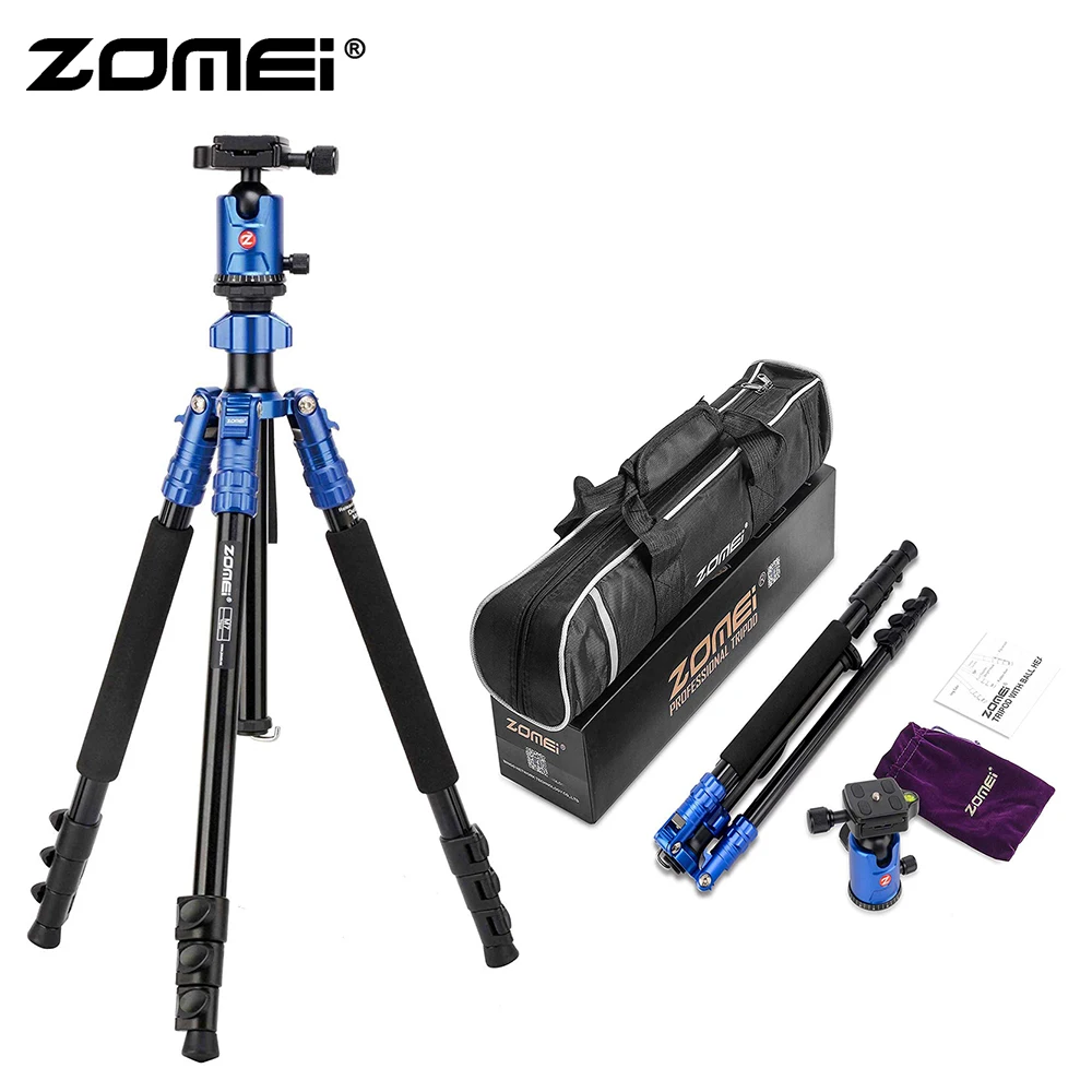 Zomei M7 дорожный компактный штатив с шаровой головкой БЫСТРОРАЗЪЕМНАЯ пластина DSLR штатив монопод подставка для камеры Canon Nikon sony DSLR DV