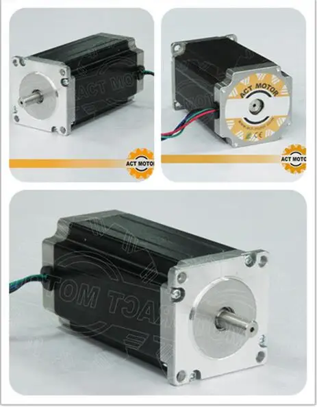 

DE warehouse&EU free! ACT Motor Nema23 Stepper Motor 23HS2442 Single Shaft 425oz-in 112mm 4.2A 8mm-Diameter Bipolar