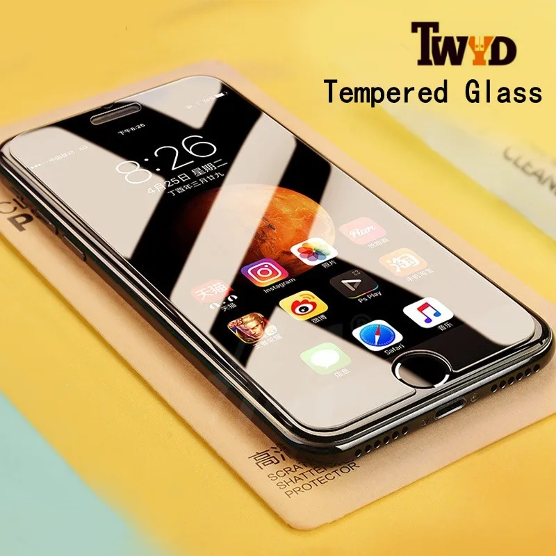 20 шт./лот Защитная пленка для экрана из закаленного стекла Apple iphone X Xs MAX XR 8 7 6 6s Plus
