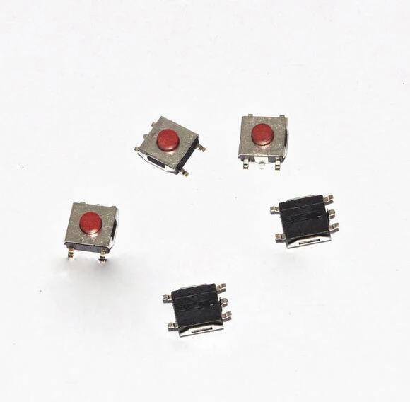 200 шт./лот SMD кнопочный переключатель 6*6*3 1 мм 5 футов красный для ноутбука|switch 6|switch