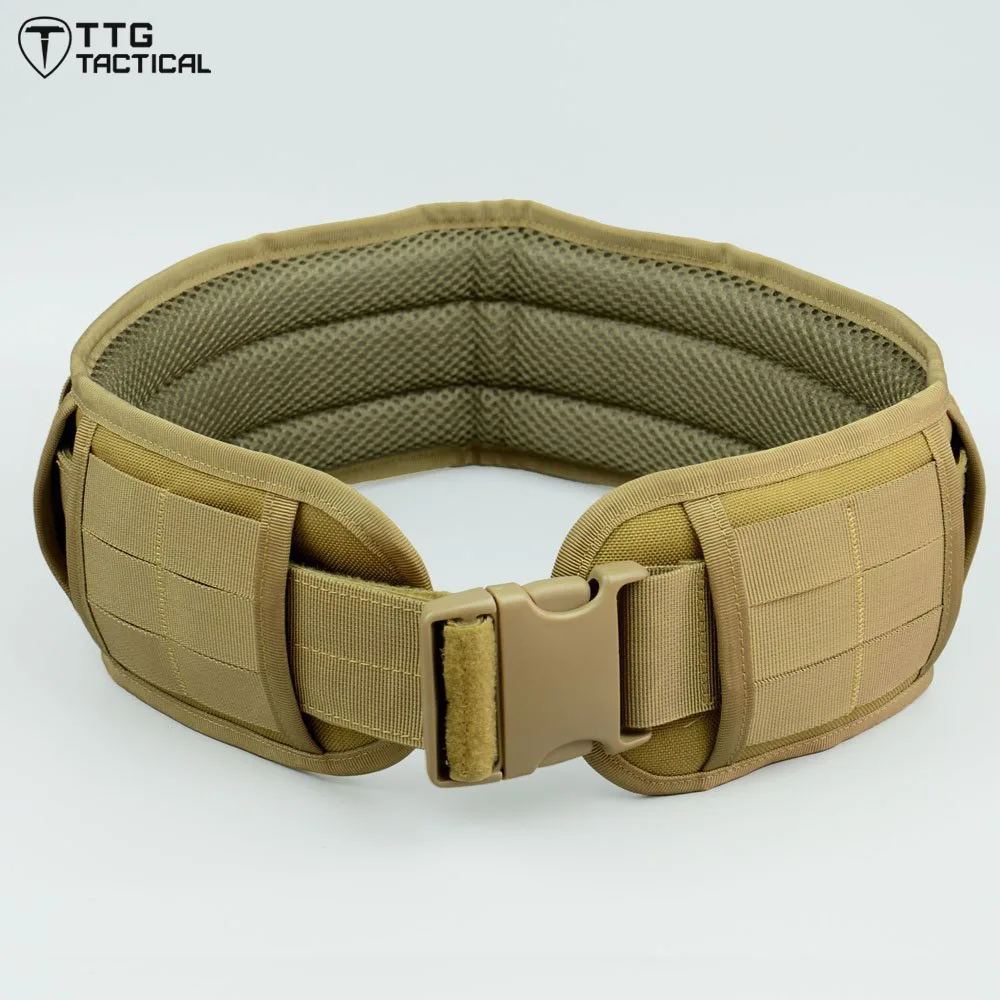 Мягкий патрульный ремень 1000D нейлоновый двойной тактический Molle универсальный с