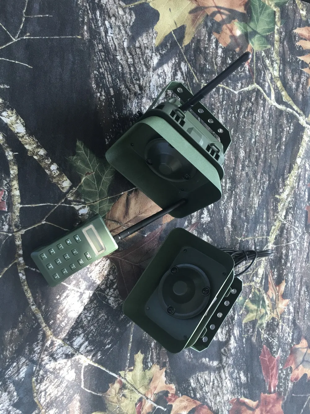 

PDDHKK 60W 160dB Loud Speaker With Timer ON or OFF Electric Remote Control Metal Shelf Bird Caller MP3 Waterproof Hunting Decoy
