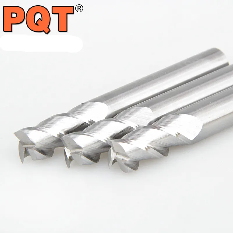 3.0*6*8*52mm 10pcs/set 6mm petiole 3 flutes Japan PQT HSS-CO5% M35 End Mill Processing stainless steel And etc. | Инструменты