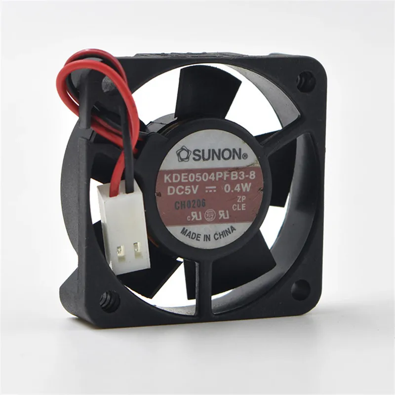 Sunon KDE0504PFB2 Компьютерный Вентилятор с двойным шаровым охлаждением DC 5 в 0 4 Вт 0.14A 4010