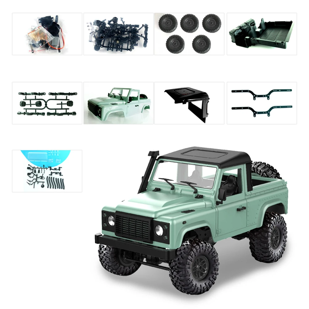 Гоночный автомобиль Defender Crawler 1/12 RC внедорожный внедорожник DIY игровой комплект
