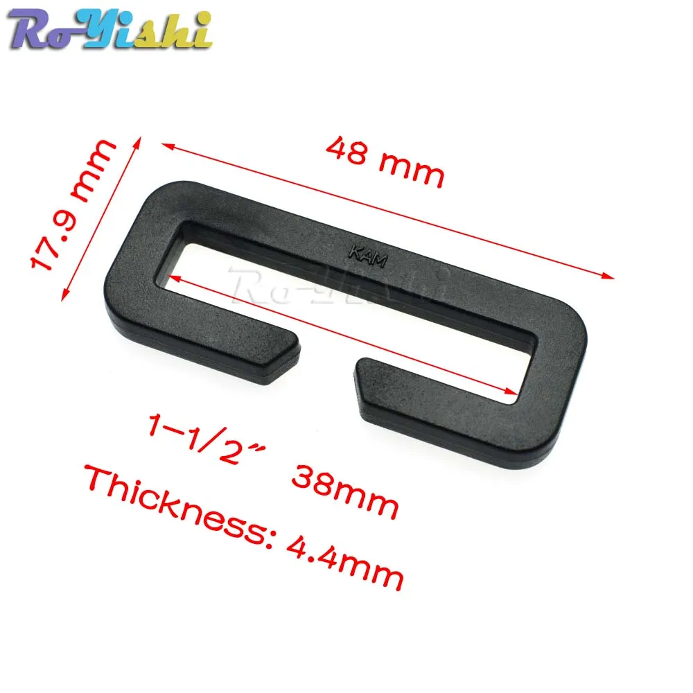 Пластиковая пряжка-кольцо Looploc 1-1/2 дюйма ремешок для рюкзака спортивных сумок