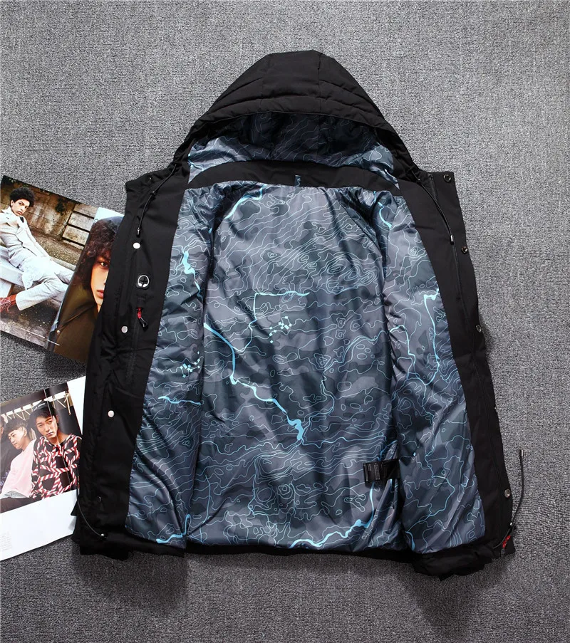 2018 Новое поступление высокое качество зима белый утиный пух куртка с капюшоном