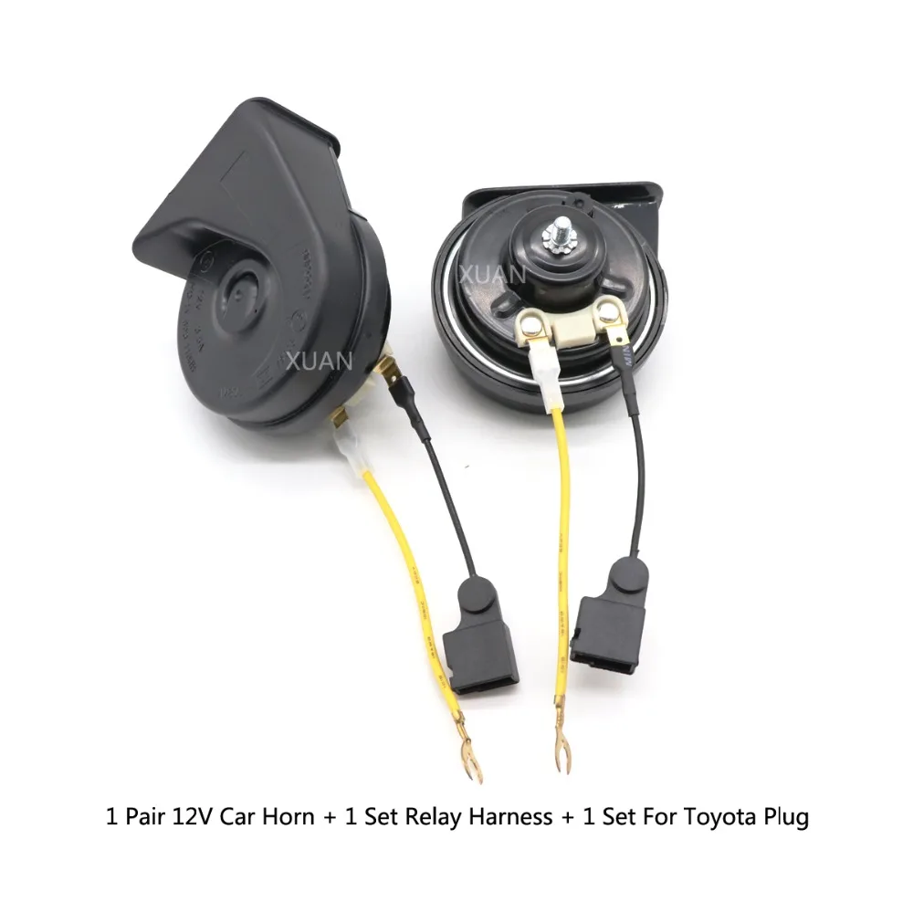 XUAN автомобильный рожок Улитка рог для Toyota RAV4 CROWN YARiS L Lewin C-HR ix4 IZOA Avalon громкость 110-129db Авто Рог долгий срок службы
