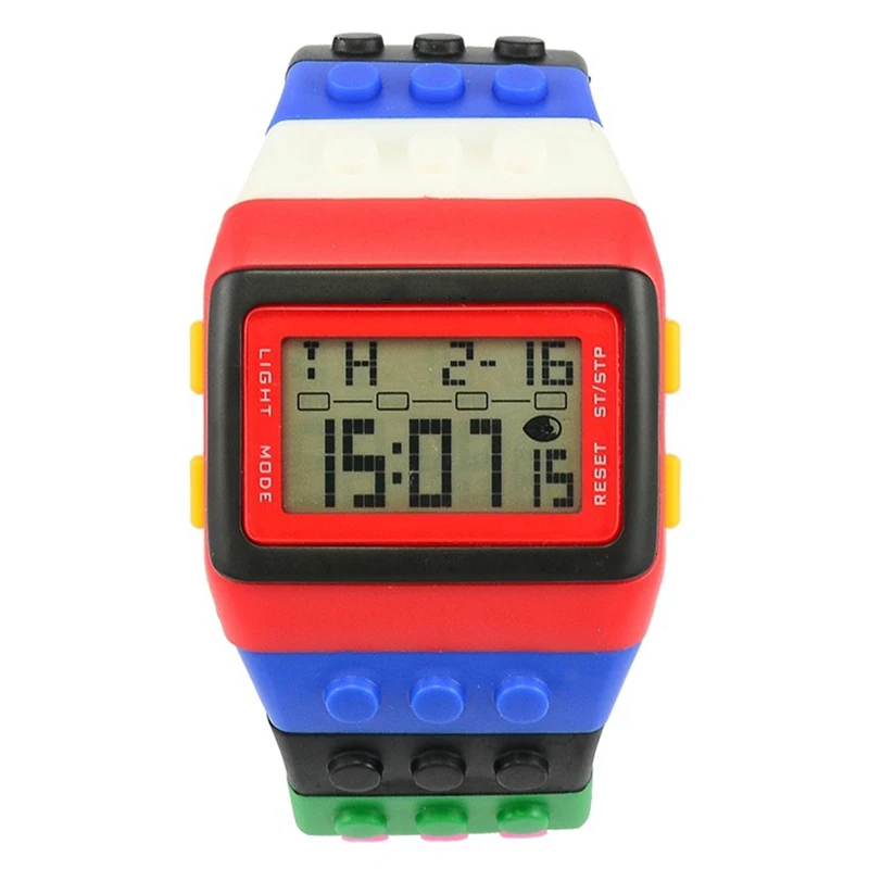SHHORS цветные многофункциональные водонепроницаемые наручные Детские Смарт-часы с ЖК-дисплеем для мужчин и женщин спортивные часы цифровые наручные Смарт-часы Мужская мода - Цвет: 3