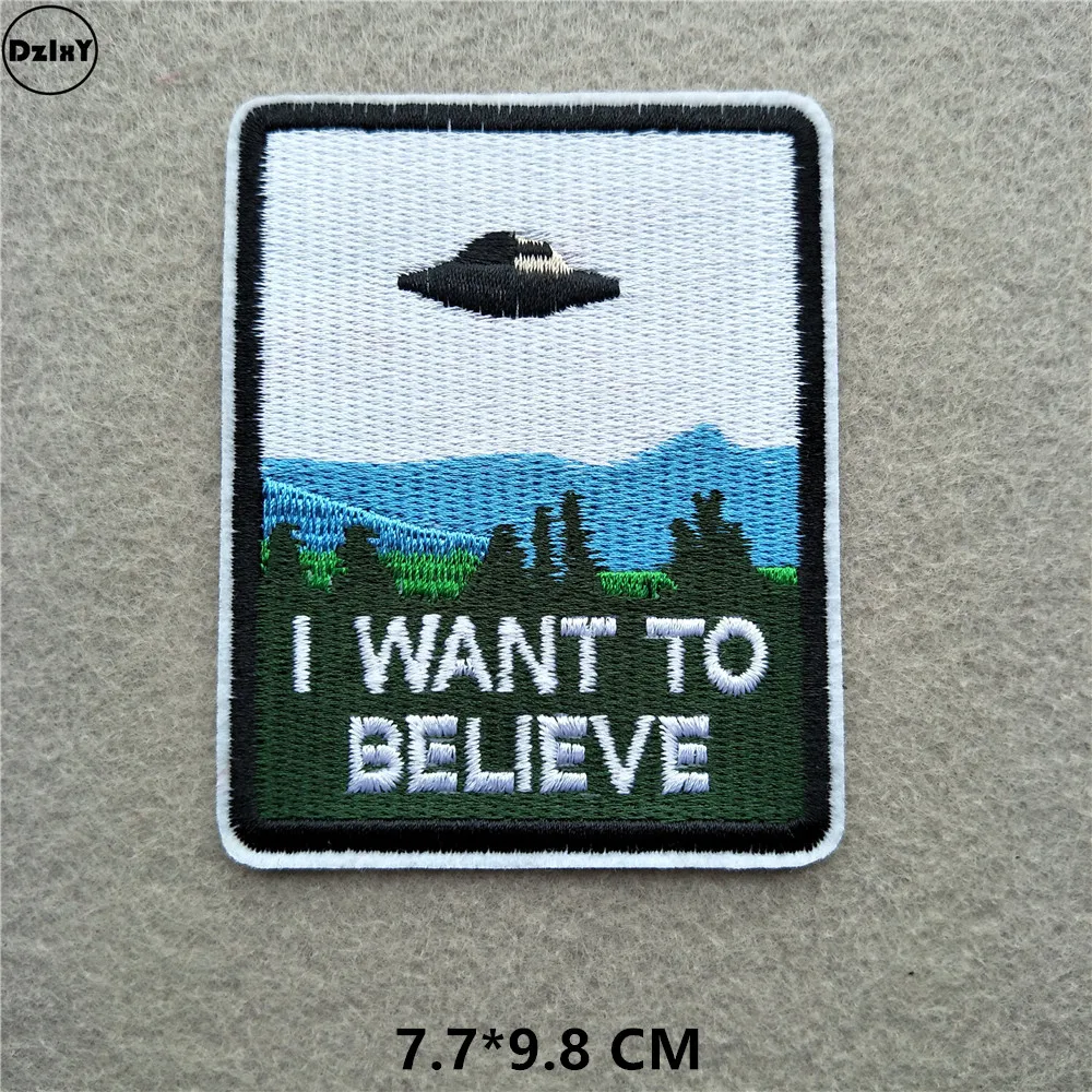 1 шт. UFO чужеродные железные нашивки для одежды наклейки астронавт полосы аппликации на одежду космическая планета вышитые значки