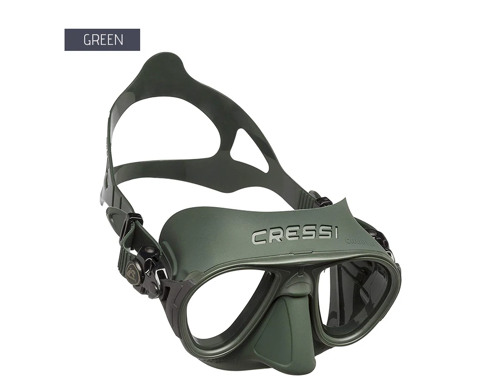 Cressi CALIBRO Ультра низкий объем маска для дайвинга закаленное стекло 2 окна интегрированная двойная рамка матовое покрытие маска для взрослых