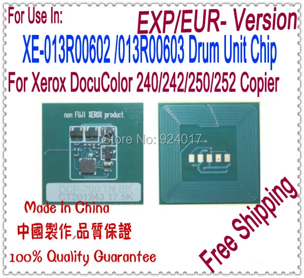 Для Xerox DocuColor 240 242 250 252 260 чип для фотокопировального барабана DC240 DC242 DC250 DC252 DC260 1BK + 3