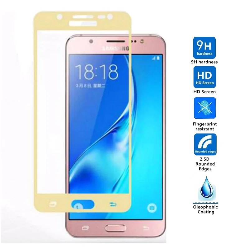 Закаленное стекло для Samsung Galaxy J3 2016 J310 J320 J5 J510 J7 J710 | Мобильные телефоны и