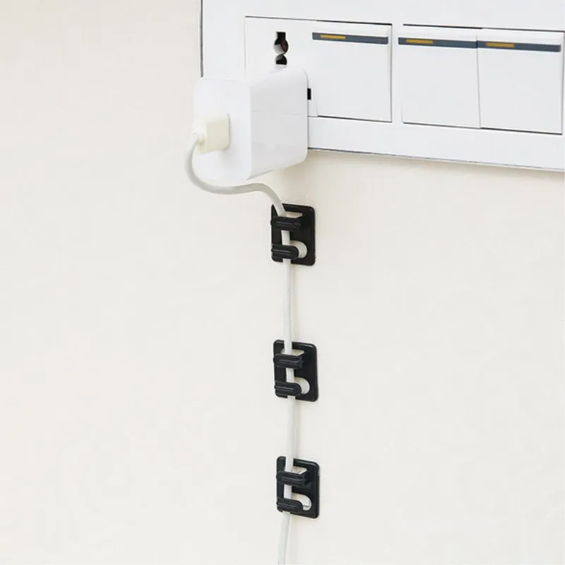 Зажим для кабеля намотки клейкая застежка USB зарядного устройства