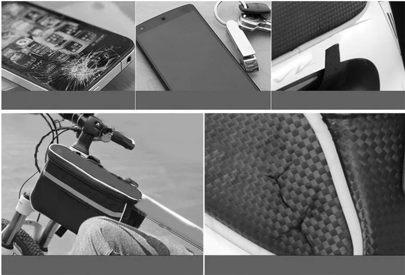 Сумка велосипедная на верхнюю трубу Жесткий Чехол из ЭВА водонепроницаемая