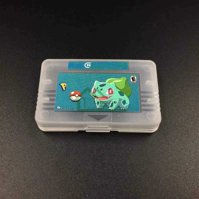 50 шт. для nintendo GameBoy Pokemon Ограниченная серия прозрачный чехол для картриджей с компьютерной игрой коробка для хранения для GBA SP GBM пылезащитный чехол