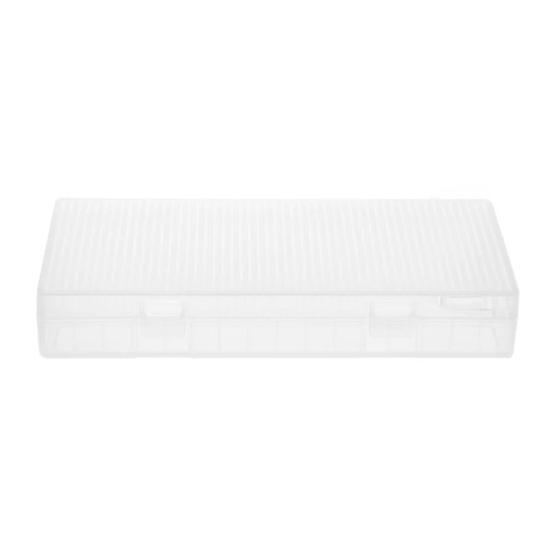 Портативный прозрачный жесткий полипропиленовый чехол с крючком для 8x18650