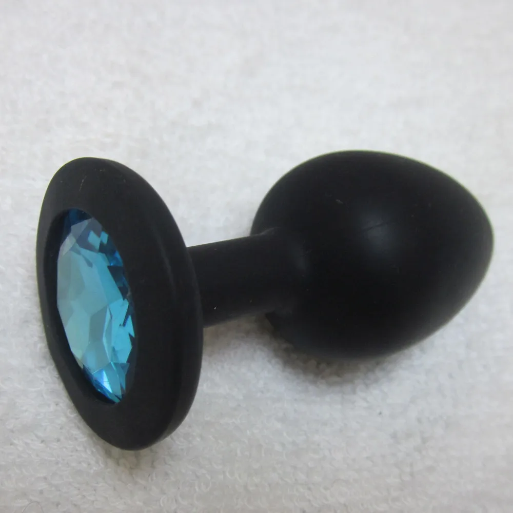 Couple Sexy Toys Anal Plug Crystal Colour Silica Gel Backyard Hitch Men Woman Adult Products |