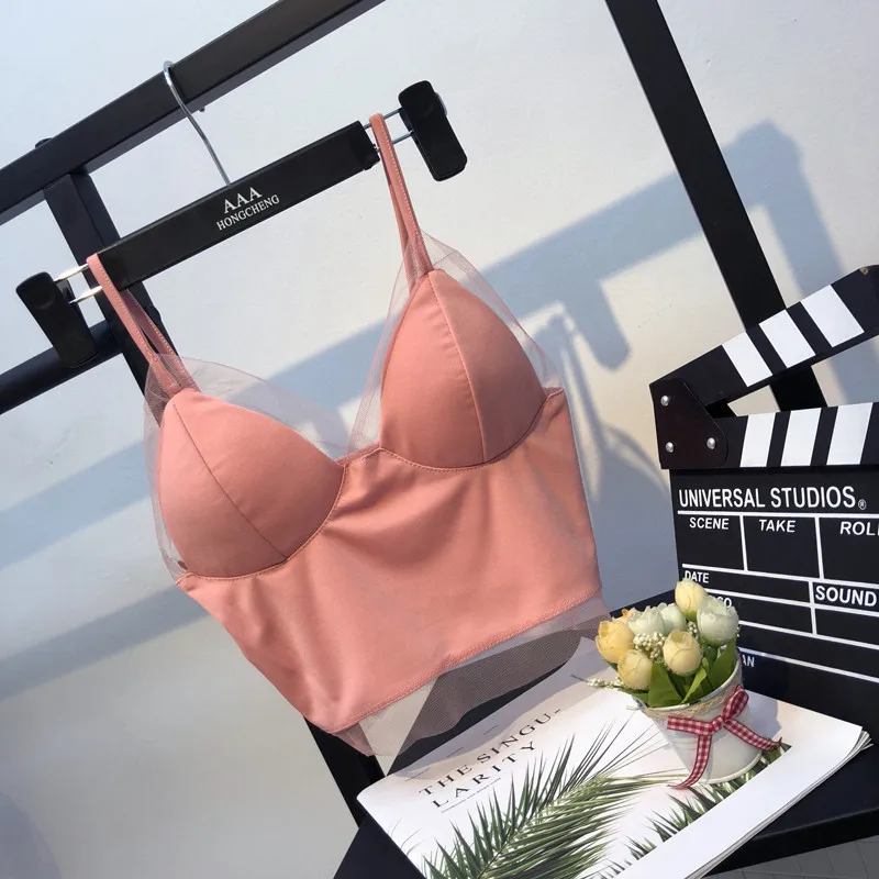 Женский кружевной бюстгальтер на бретельках A304 с треугольным вырезом хлопковое