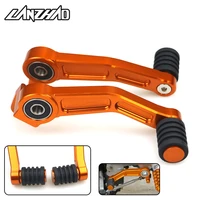 orange motorcycle foot brake lever gear shifting lever pair cnc aluminum pedal for ktm 390 duke 2013 2014 2015 2016 125 200