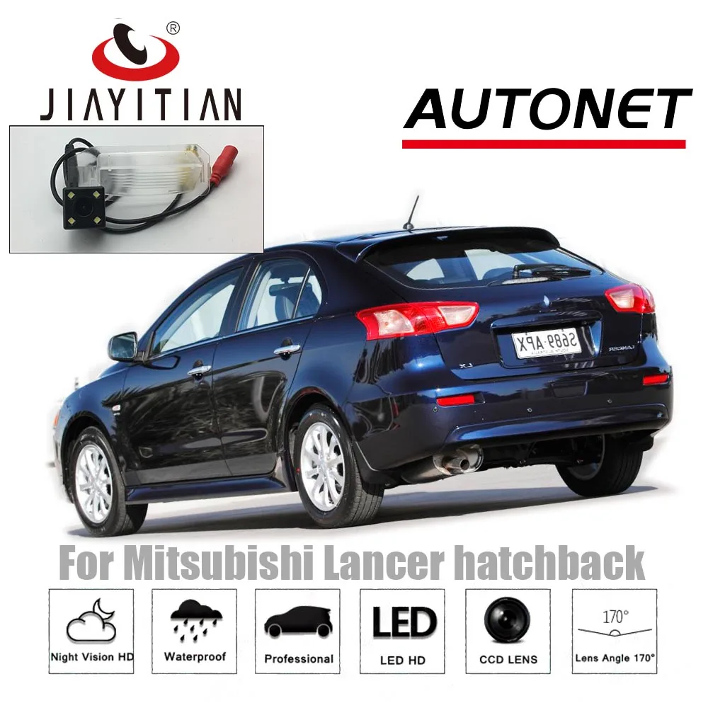 JiaYiTian камера заднего вида для Mitsubishi Lancer 5D Xu 2010 ~ 2017 CCD номерного знака ночного