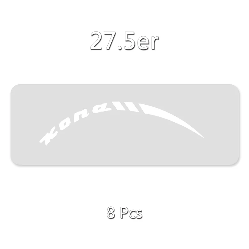 27.5er White KONA два колеса наклейки на обод/наклейки клей для горного велосипеда MTB - Цвет: 27.5er White