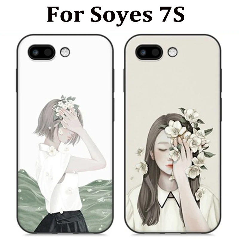 Чехол для Soyes 7 S мягкие Мультяшные Чехлы Soyes7S мини чехол телефона задняя крышка