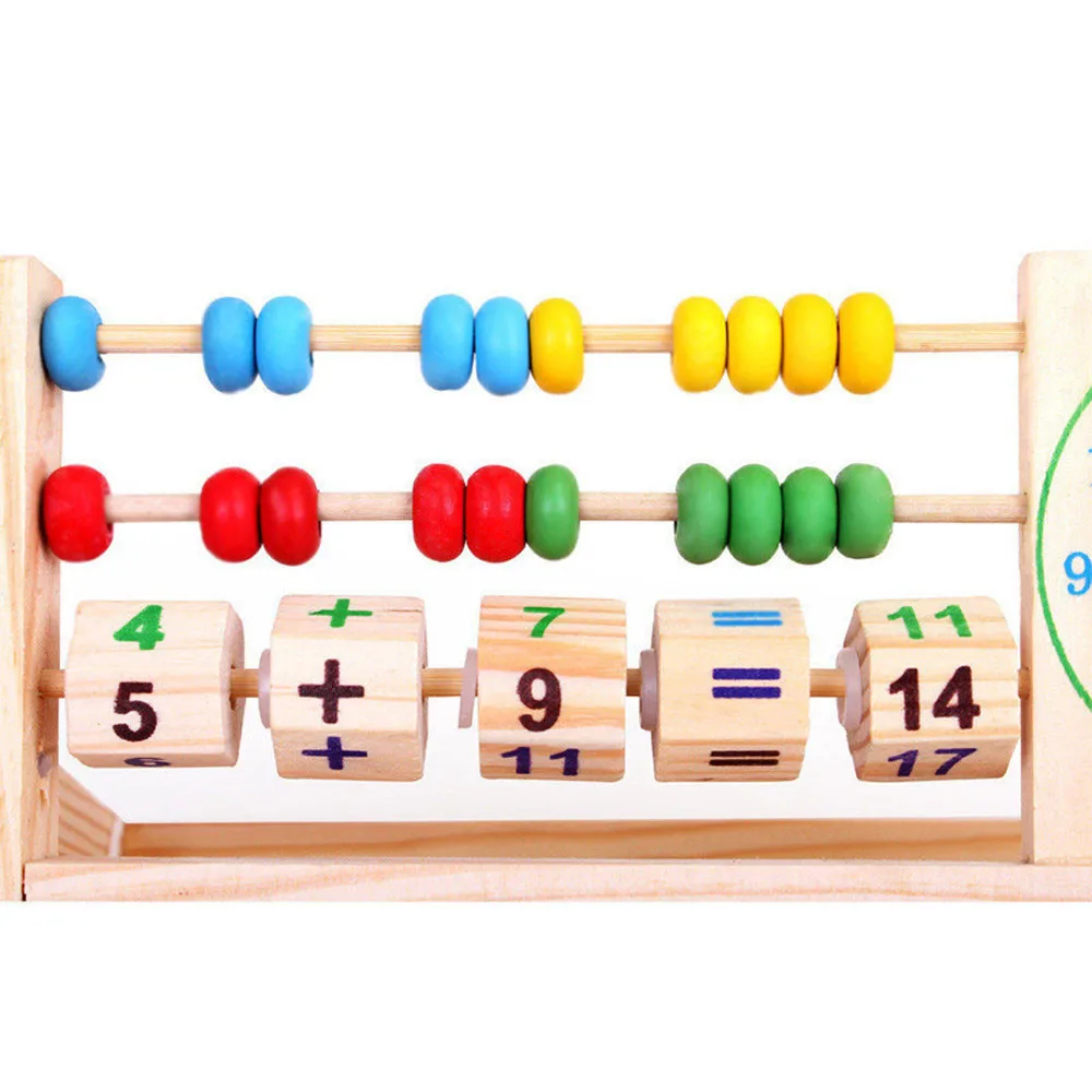 Новые детские дети учатся Образование Развивающие Универсальный клапаном счеты