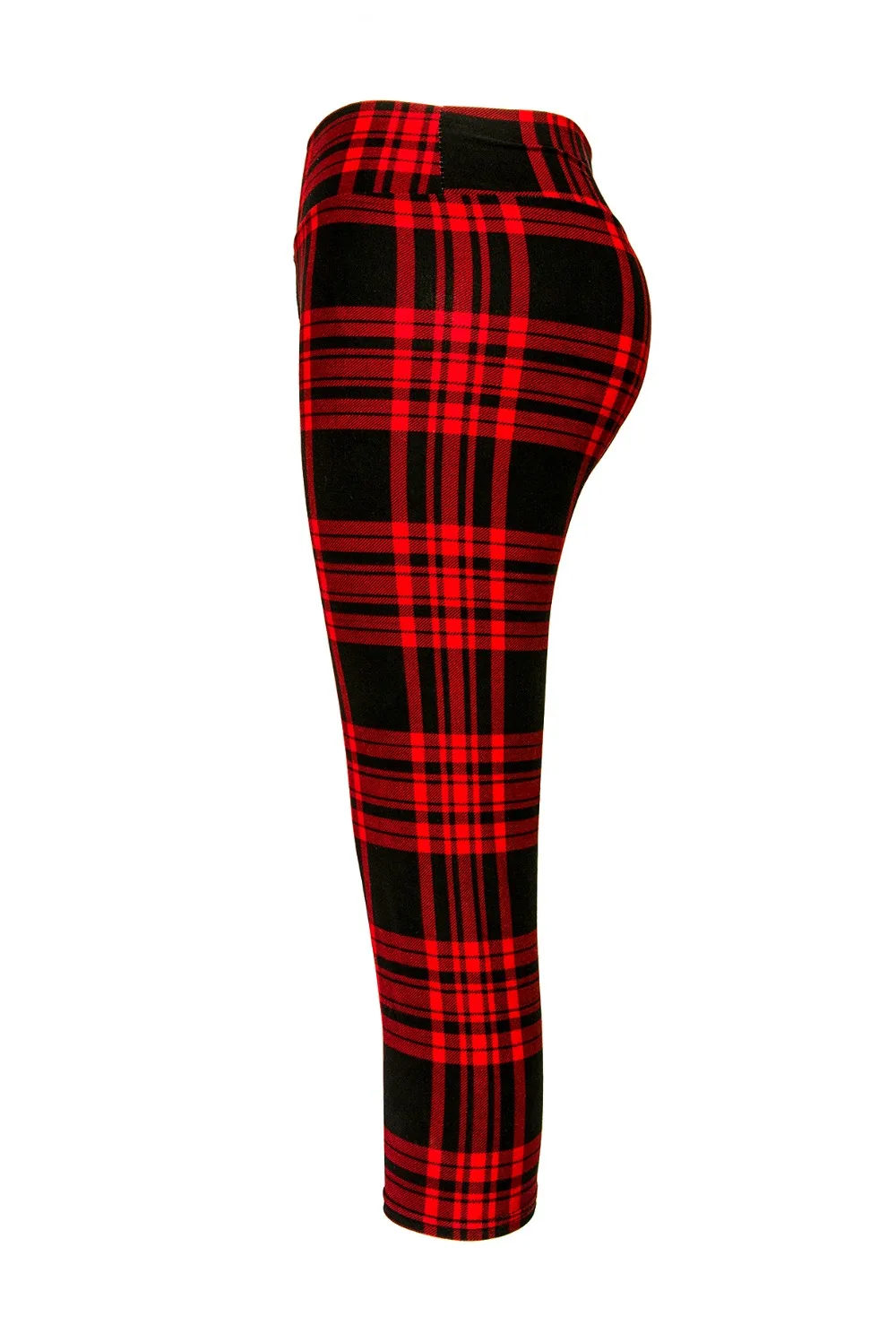 Хит продаж большие размеры женская мода высокая талия цветочный принт красная