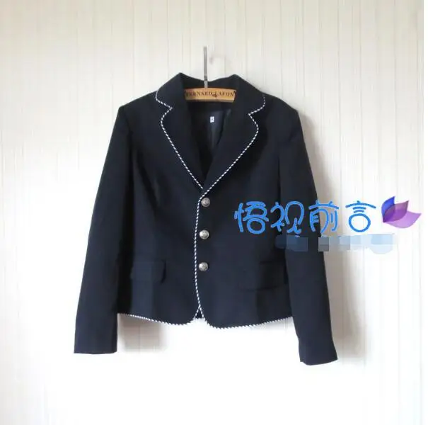 

New High School Student JK Uniform Korean Preppy Style Women Girls Student Uniforms Coat+shirt+tie+skirt Free Shipping