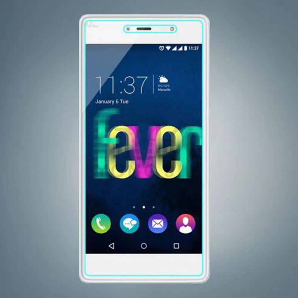2 шт. 2.5D 0 25 мм 9H закаленное стекло для защиты экрана Защитная пленка Wiko fever 4G