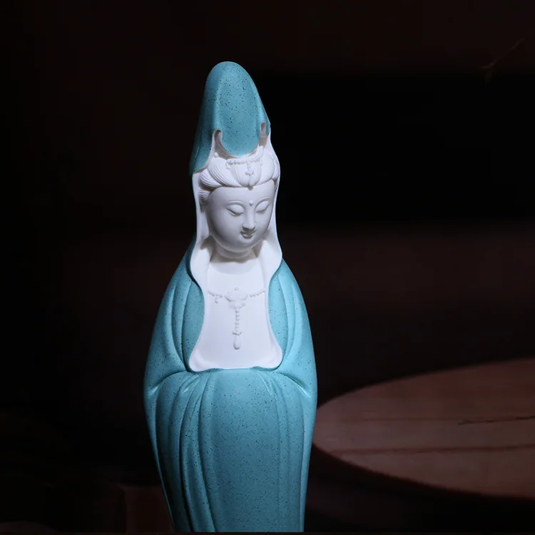 Guanyin Будда Бодхисаттва украшения Керамические изделия для гостиной дома