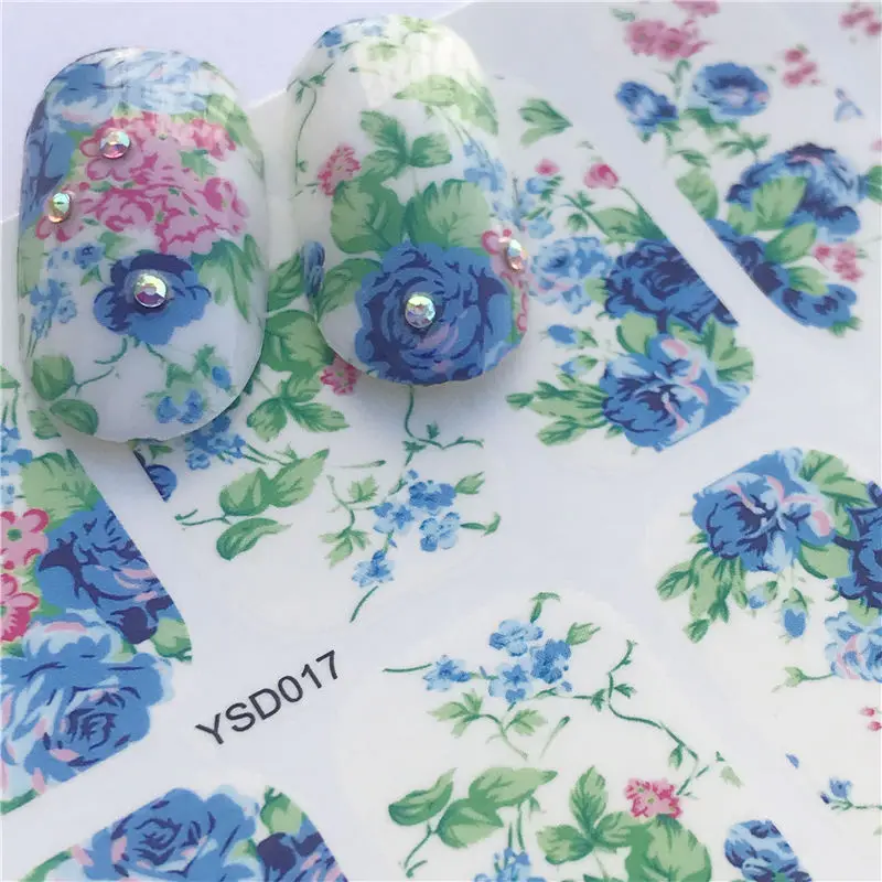 LCJ 1 лист DIY Переводные картинки для ногтей искусство переводная печать воды наклейки аксессуары для маникюрного салона