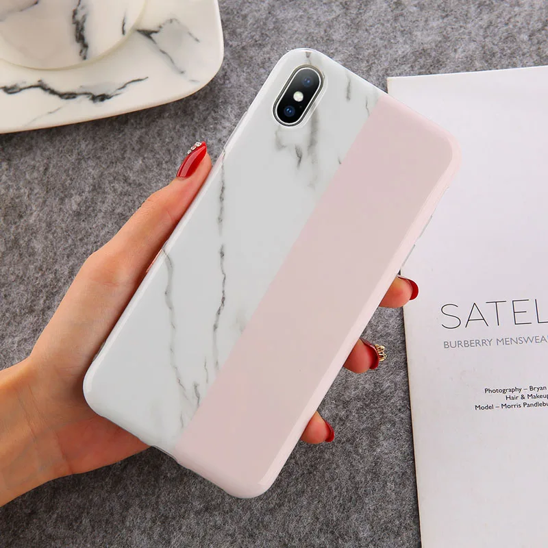 5808 Moskado Роскошный Мраморный чехол для iPhone XS Max 7 8 6 6S Plus X XR XS гранитный камень текстура чехол для телефона мягкий IMD силиконовый чехол - Цвет: 5808