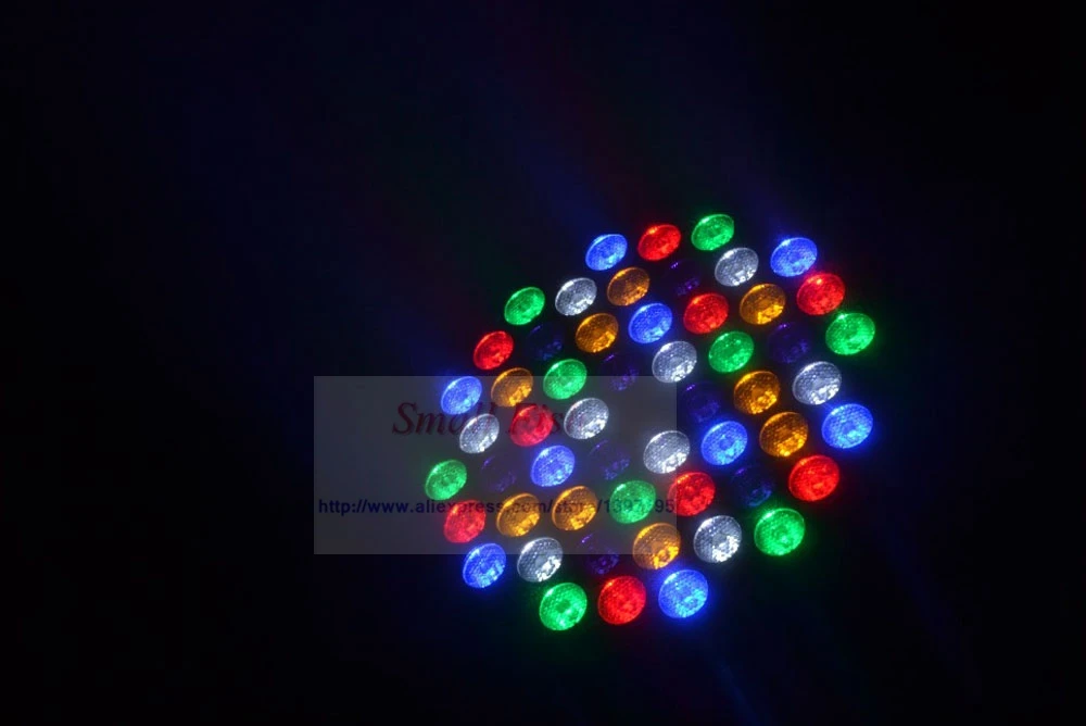 8 шт./лот Светодиодный светильник Par 54x3 Вт RGBW/RGBWA/RGBWA-UV дополнительно DMX512 Master Slave LED