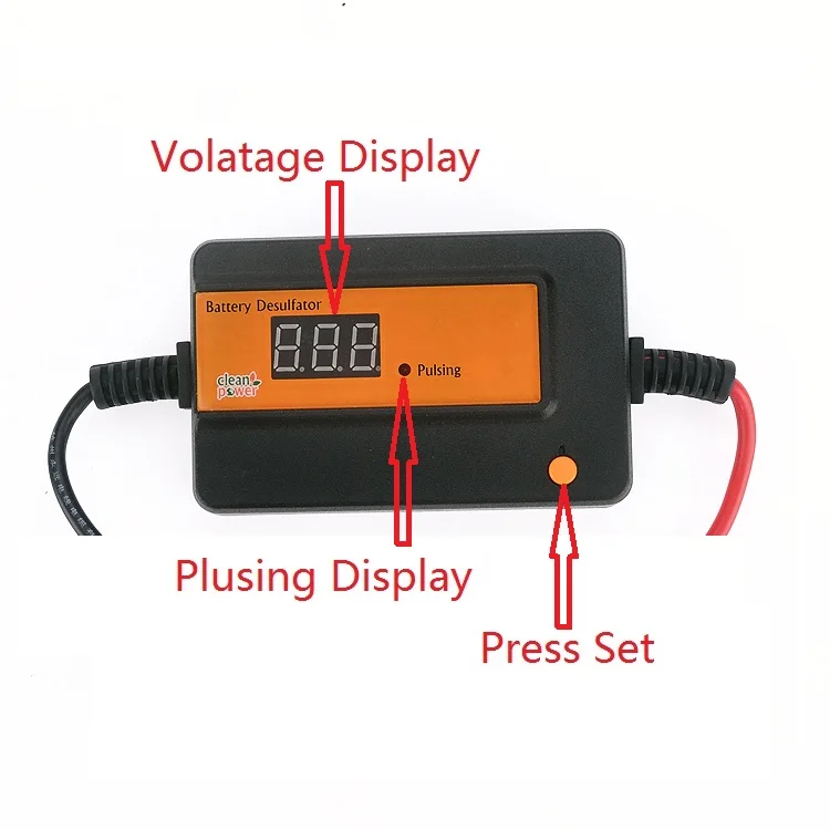 Новая тележка для гольфа 200ач оранжевая батарея Desulfator Desulphator 12 48 Вольт свинцово