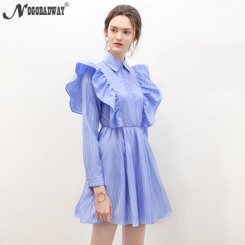 Высококачественное новое платье рубашка с длинными рукавами для женщин 2018