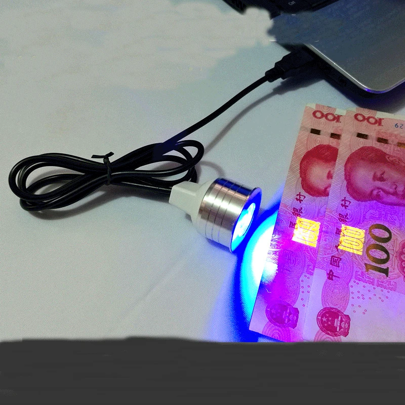 395nm wavelengt USB леча светильник s led УФ фонарик зеленый масло мобильный телефон ремонт